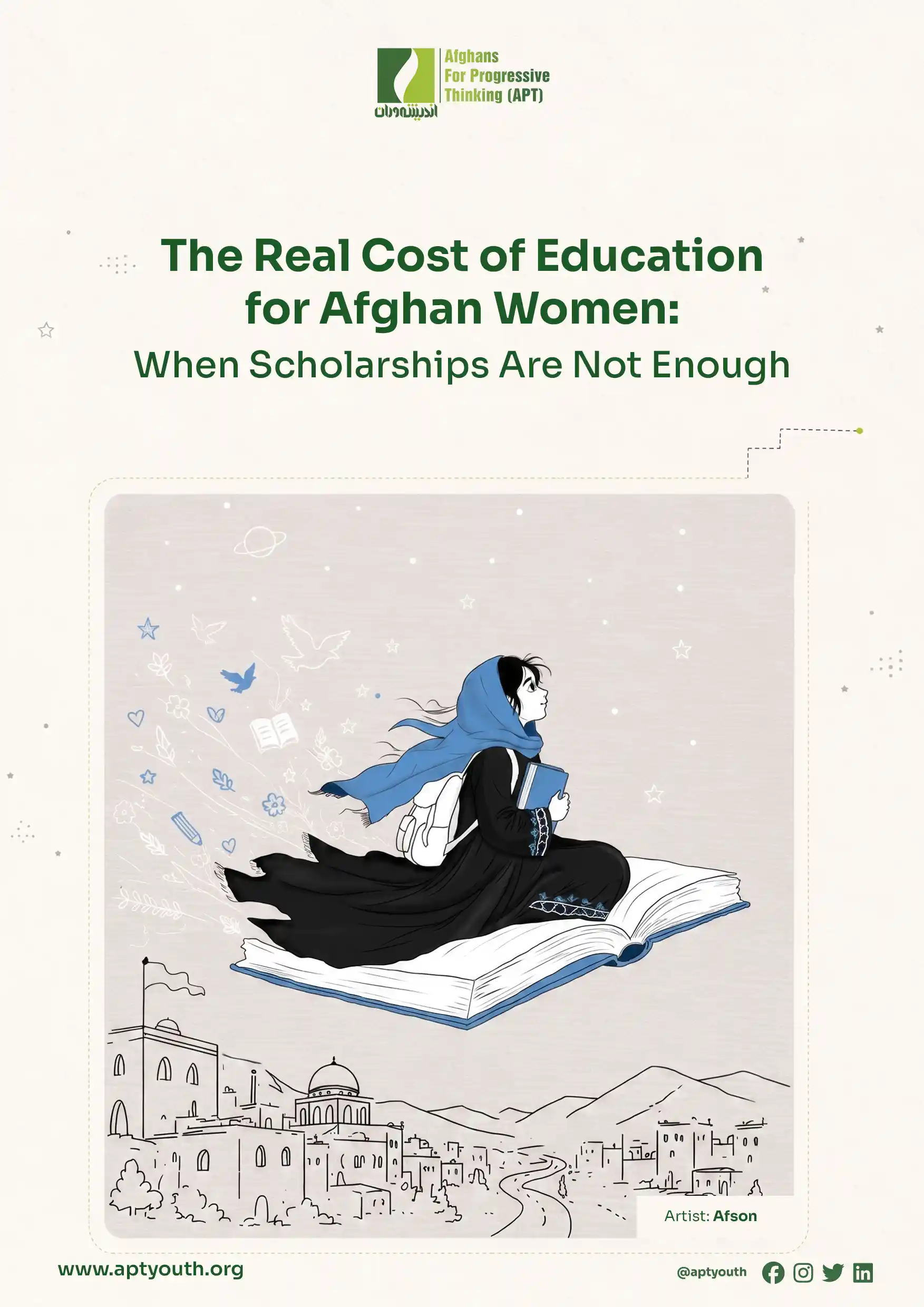 Cover of the PDF version The Real Cost of Education for Afghan Women: When Scholarships Are Not Enough